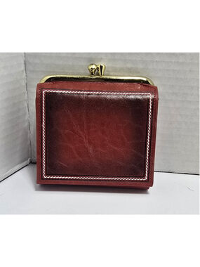 Vtg Prince Gardner Red Women's Change Purse